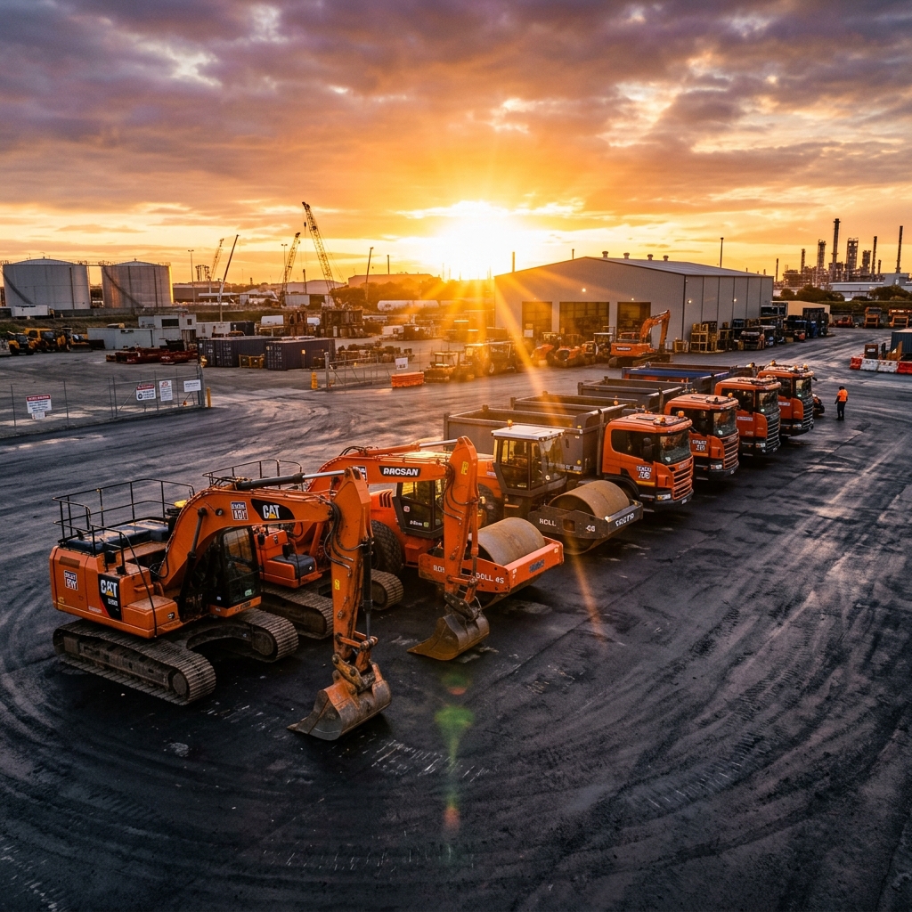 Heavy Equipment Rental Fleet