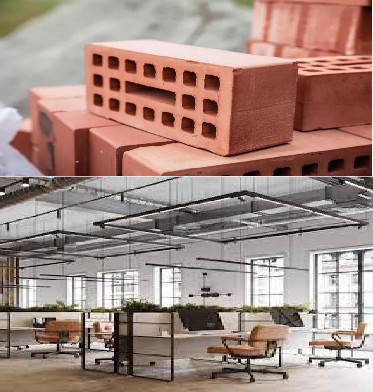 Automatic Perforated Red Bricks